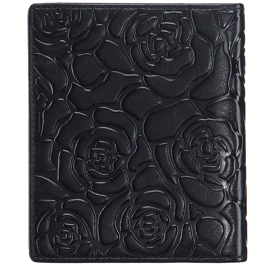 Визитница Dr.Koffer из натуральной кожи черная