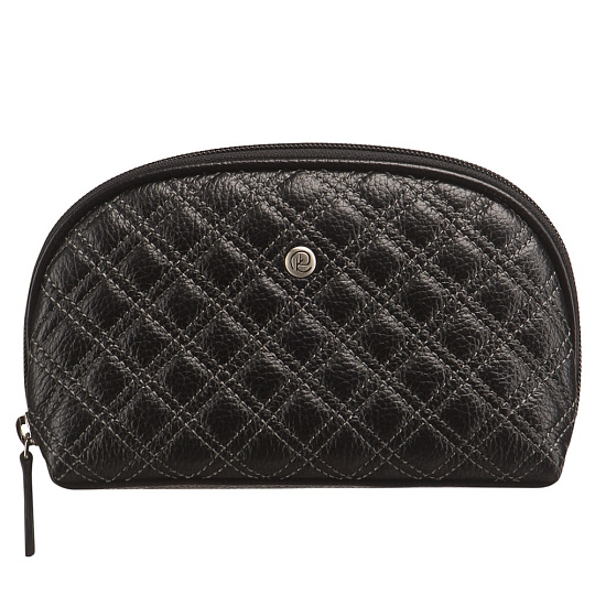 Косметичка Dr.Koffer из натуральной кожи черная