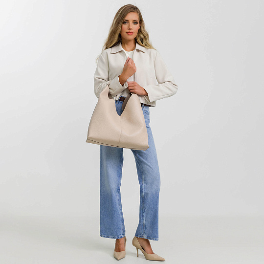 Женская сумка Dr.Koffer из натуральной кожи розовая