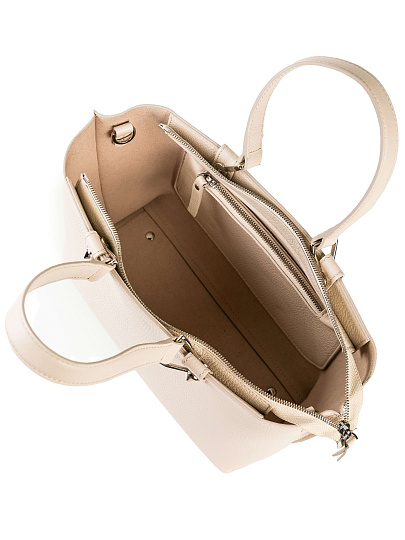 Женская сумка Dr. Koffer из натуральной кожи белая