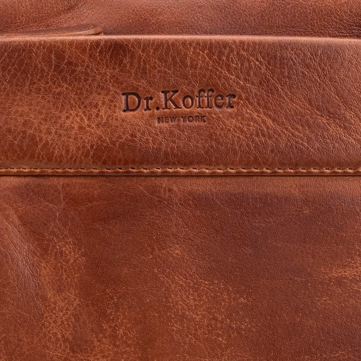 Рюкзак Dr.Koffer из натуральной кожи светло-коричневый