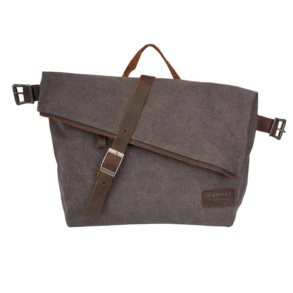 Сумка через плечо Dr.Koffer из канваса и натуральной кожи