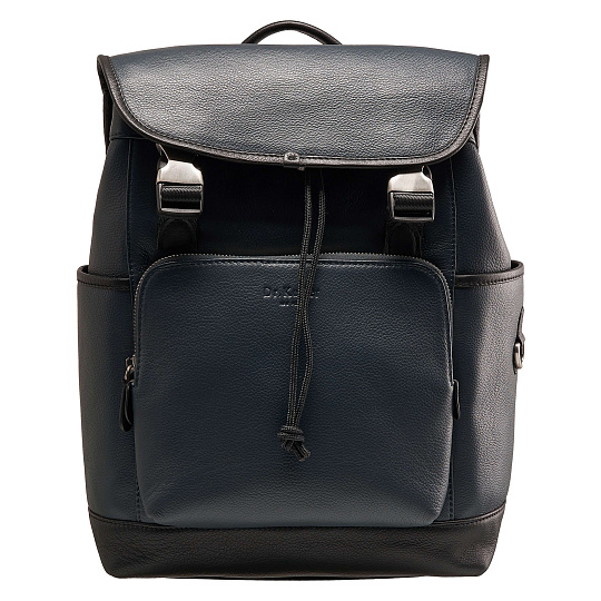 Рюкзак Dr.Koffer из натуральной кожи синий