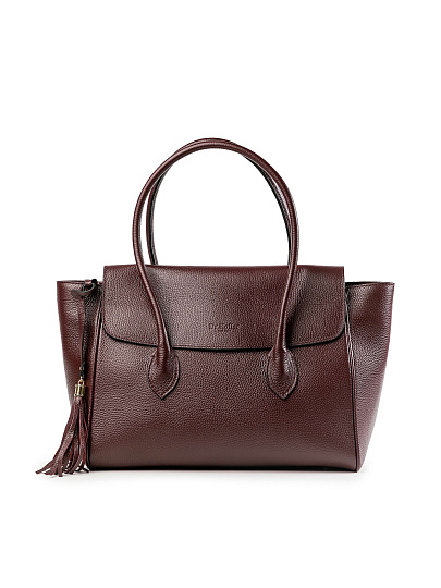 Женская сумка Dr.Koffer из натуральной кожи бордовая