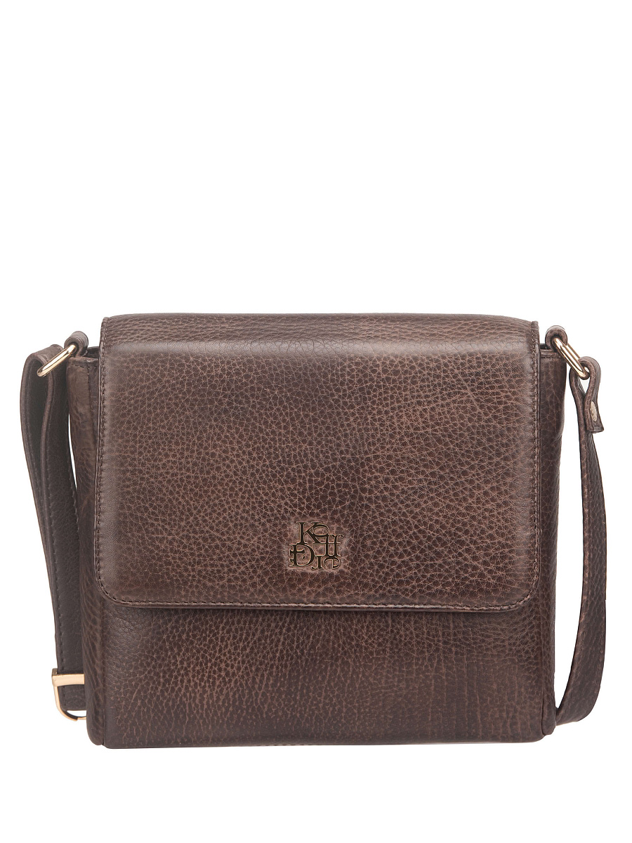 Женская сумка Dr. Koffer из натуральной кожи коричневая