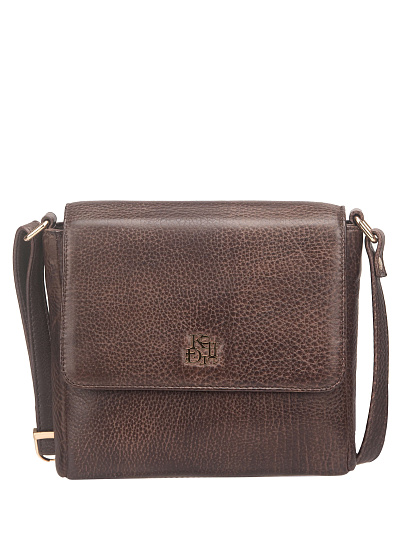 Женская сумка Dr. Koffer из натуральной кожи коричневая