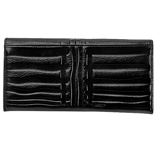 Портмоне Dr.Koffer из натуральной кожи черное