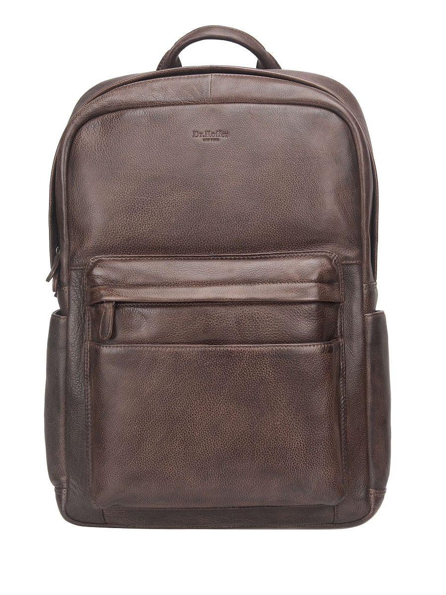 Рюкзак Dr. Koffer из натуральной кожи коричневый