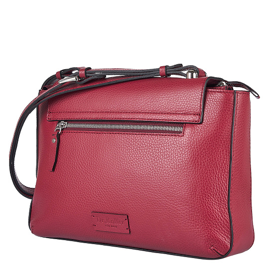 Женская сумка Dr. Koffer из натуральной кожи красная