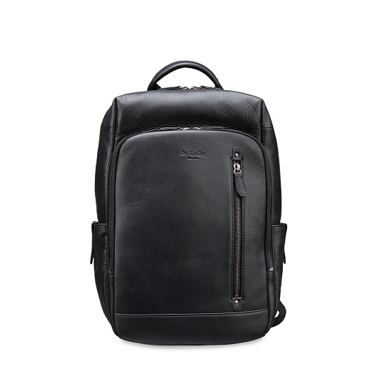 Рюкзак Dr.Koffer из натуральной кожи черный