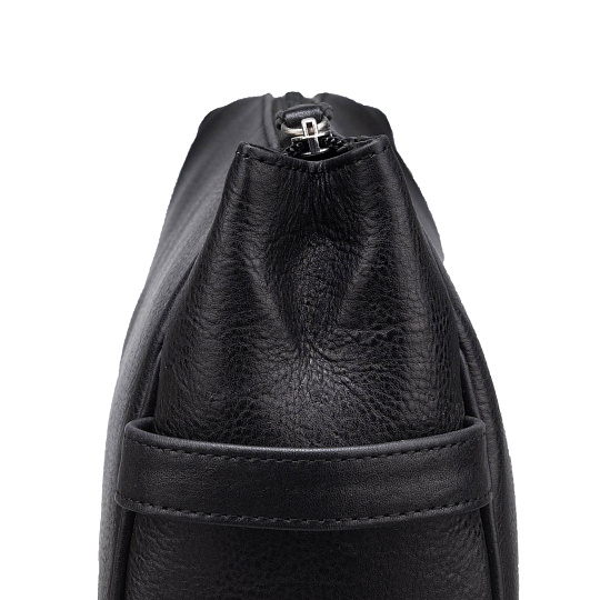 Несессер Dr. Koffer из натуральной кожи черный