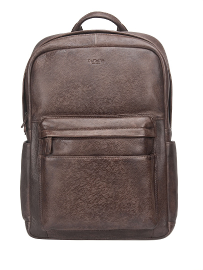 Рюкзак Dr. Koffer из натуральной кожи коричневый
