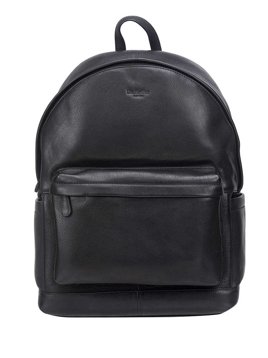 Рюкзак Dr. Koffer из натуральной кожи черный
