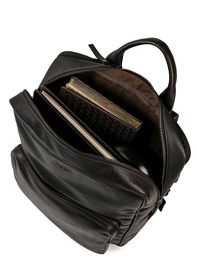 Рюкзак Dr.Koffer из натуральной кожи коричневый