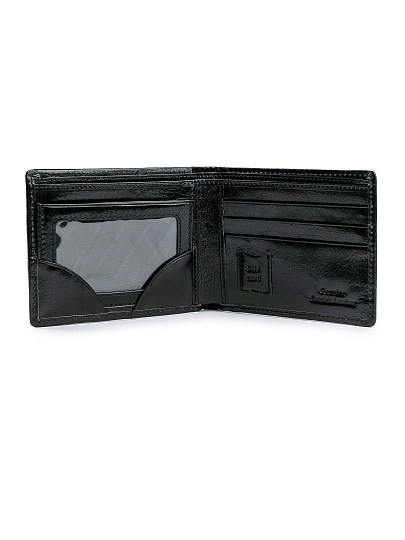 Портмоне Dr.Koffer из натуральной кожи черное