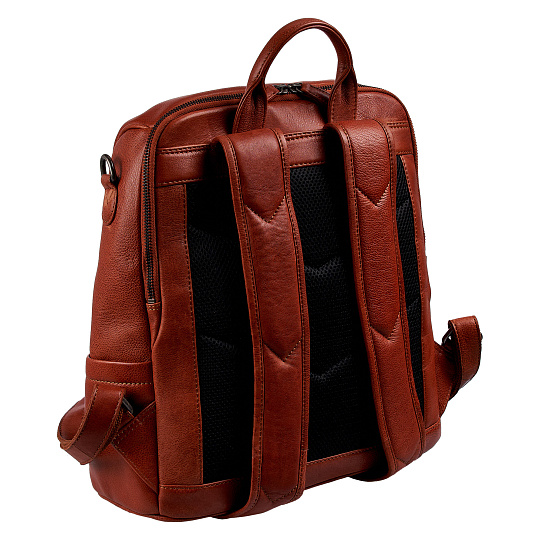 Рюкзак Dr.Koffer из натуральной кожи светло-коричневый