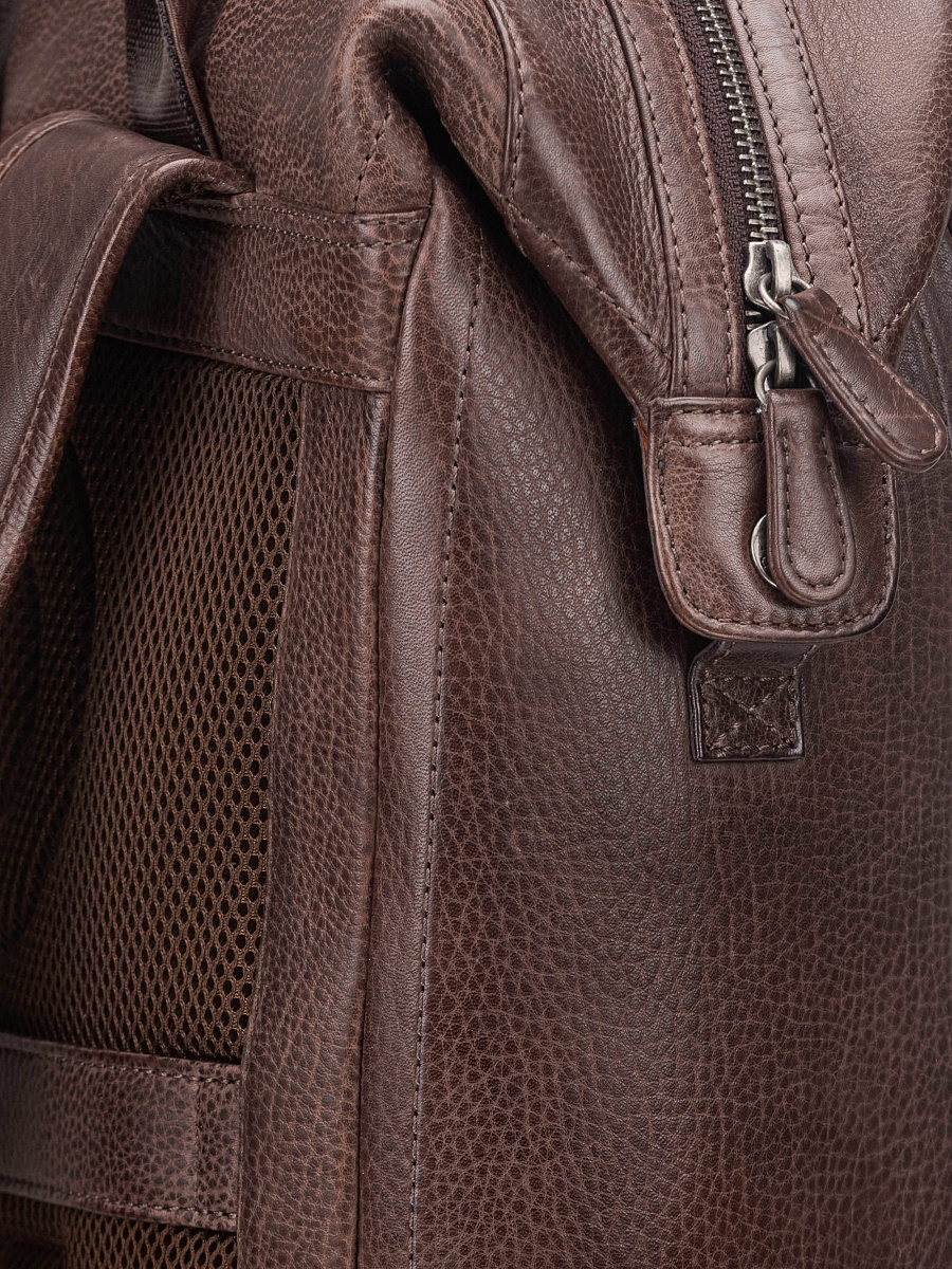 Рюкзак Dr. Koffer из натуральной кожи коричневый