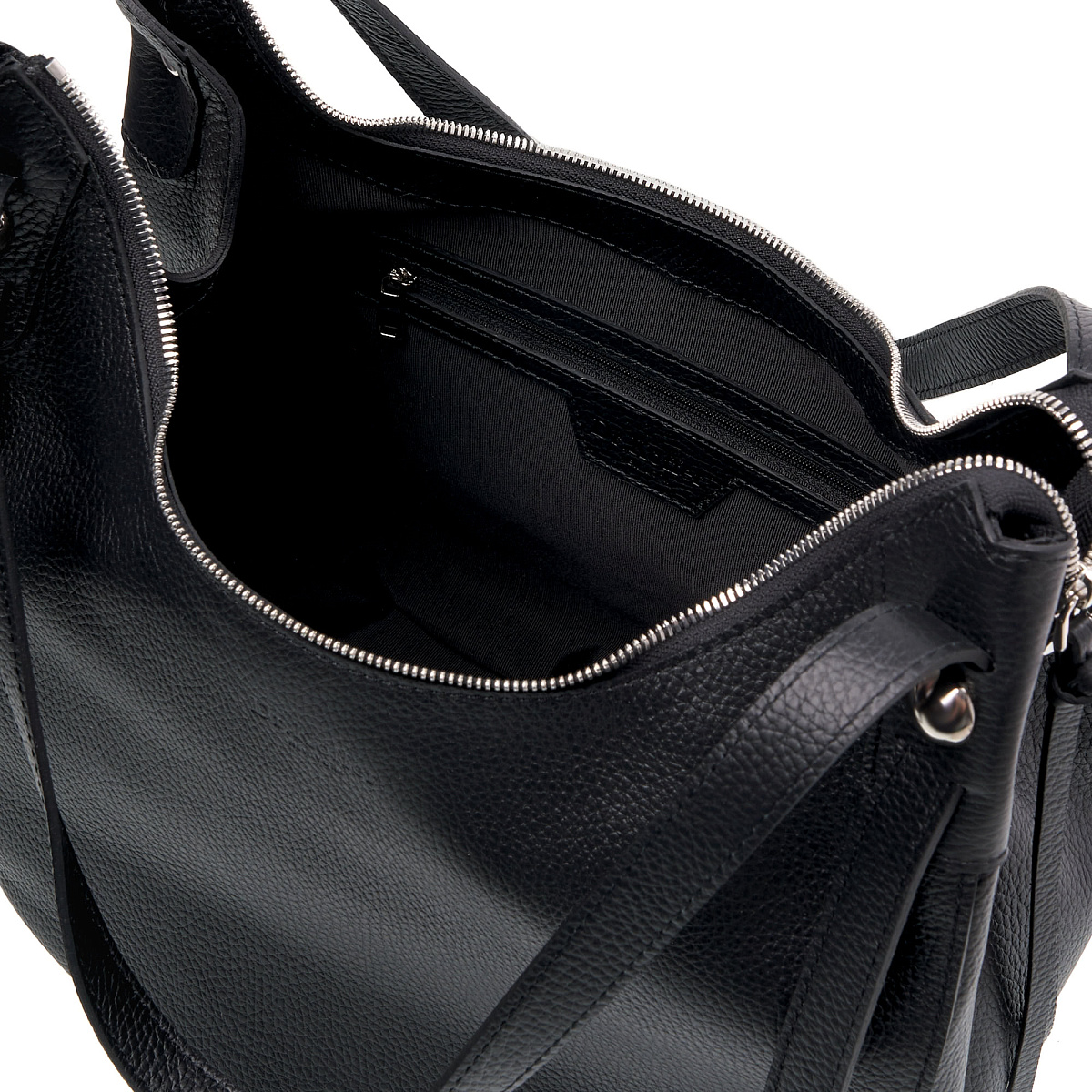 Женская сумка Dr.Koffer из натуральной кожи черная