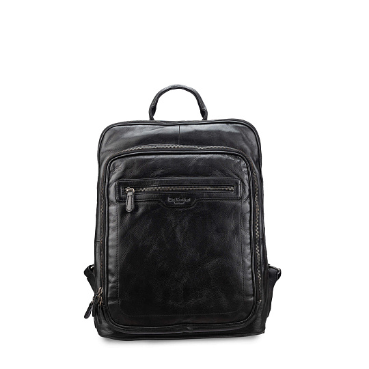 Рюкзак Dr.Koffer из натуральной кожи черный
