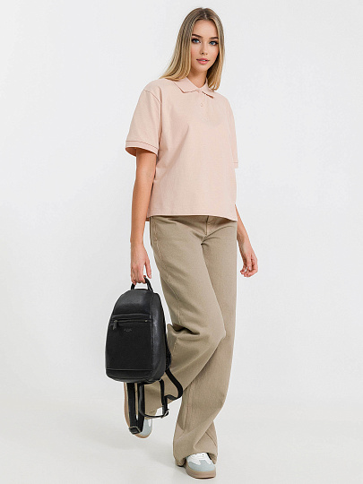 Рюкзак Dr.Koffer из натуральной кожи черный