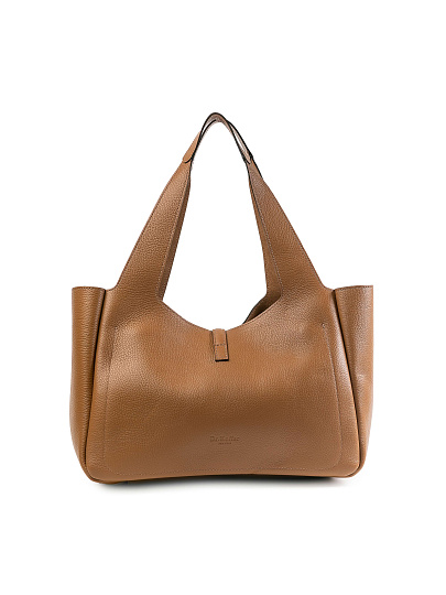 Женская сумка Dr.Koffer из натуральной кожи коричневая