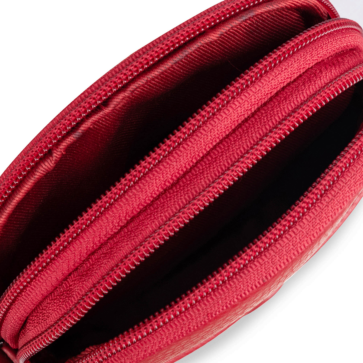 Сумка через плечо Dr.Koffer из натуральной кожи красная