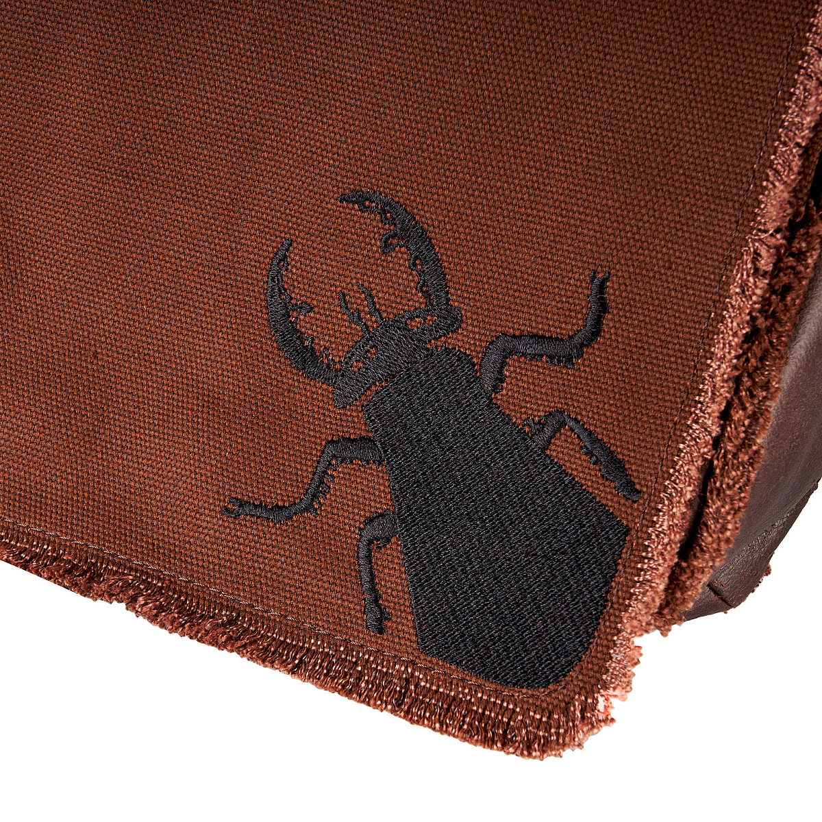 Сумка через плечо Dr.Koffer из натуральной кожи коричневая