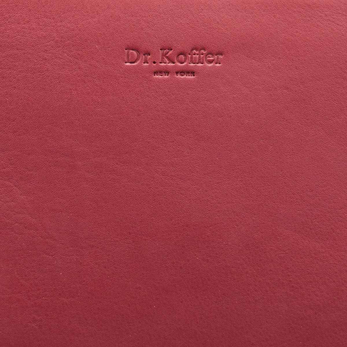 Женская сумка Dr. Koffer из натуральной кожи бордовая