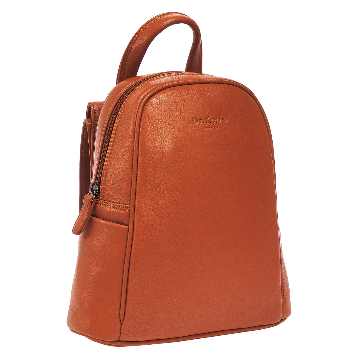 Рюкзак Dr.Koffer из натуральной кожи коричневый