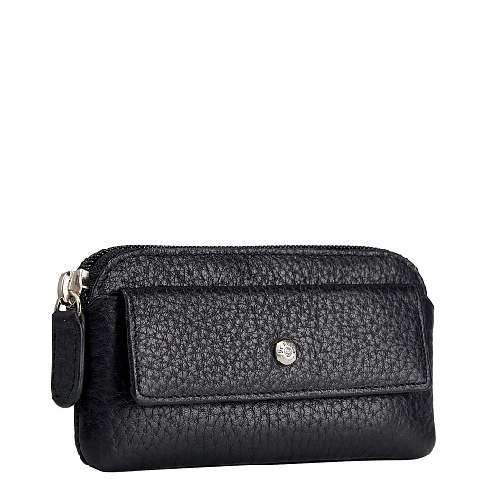 Ключница Dr.Koffer из натуральной кожи черная