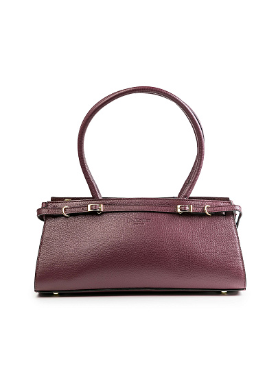 Женская сумка Dr.Koffer из натуральной кожи бордовая