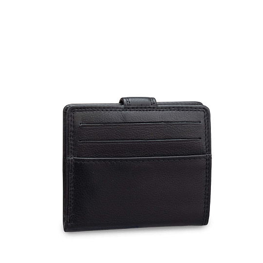 Кредитница Dr.Koffer из натуральной кожи черная