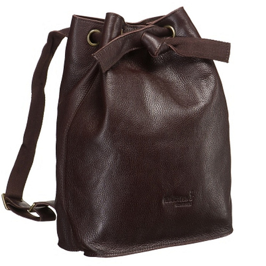 Женский рюкзак-трансформер из темно-коричневой натуральной кожи в стиле "авангард" Dr.Koffer T9096-7-09
