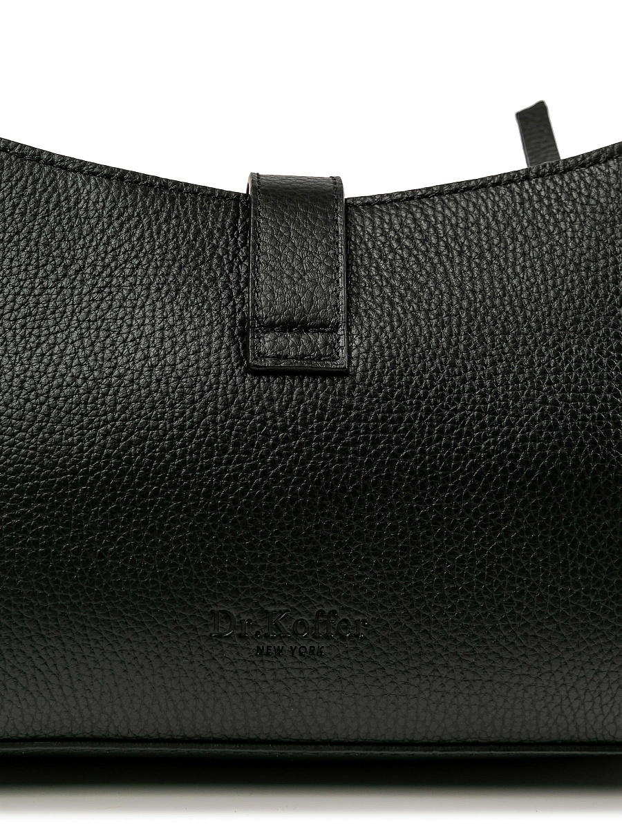 Женская сумка Dr.Koffer из натуральной кожи черная