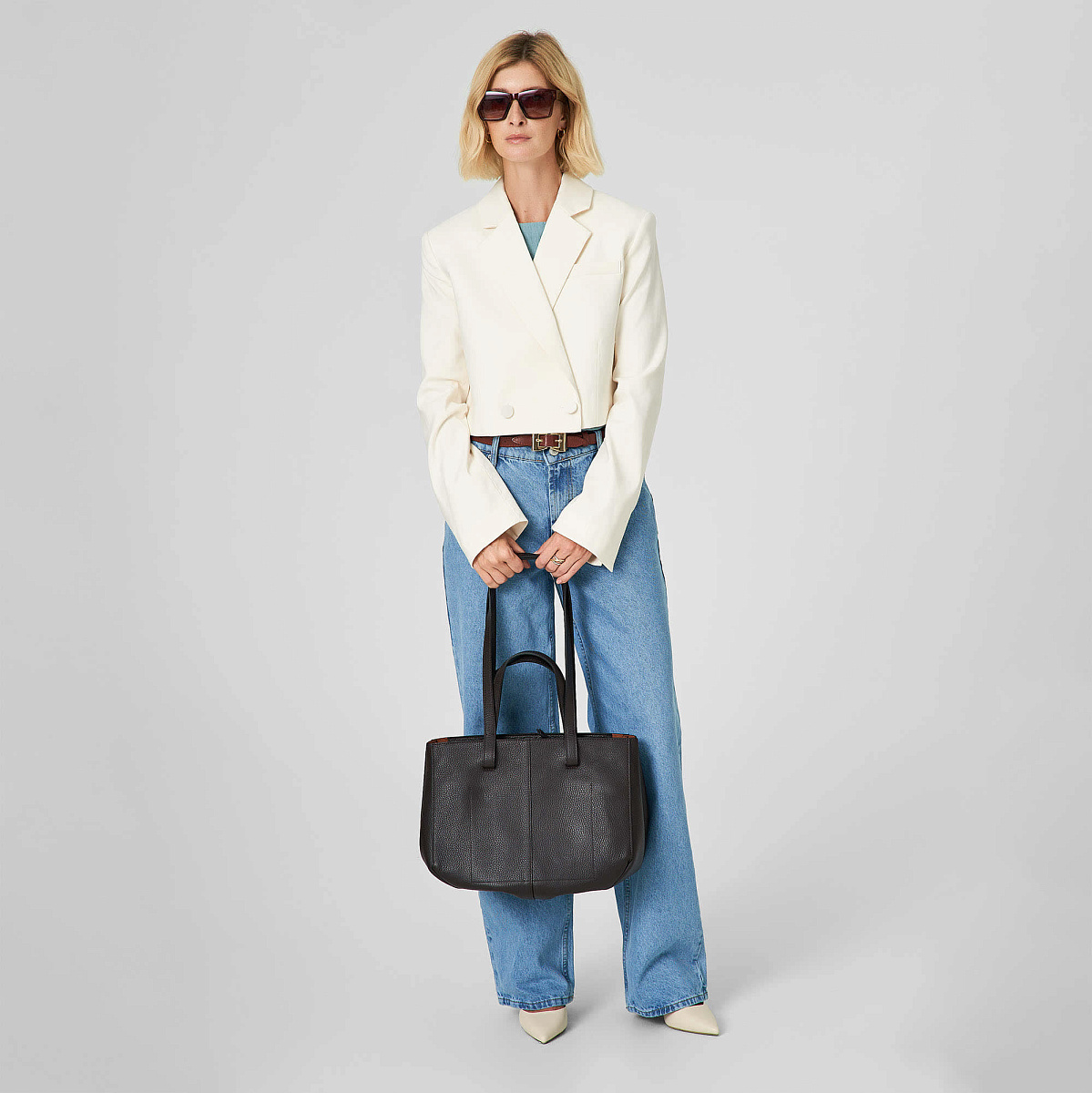 Женская сумка Dr. Koffer из натуральной кожи коричневая