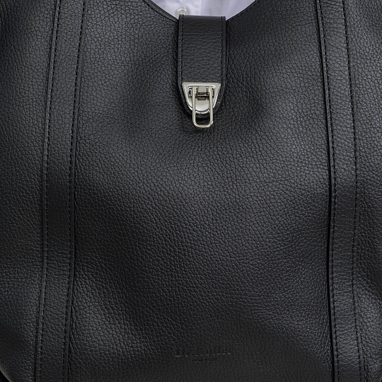 Женская сумка Dr. Koffer из натуральной кожи черная