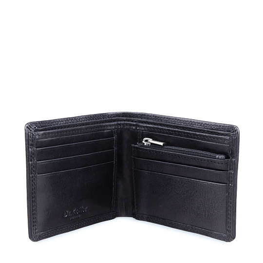 Портмоне Dr.Koffer из натуральной кожи черное