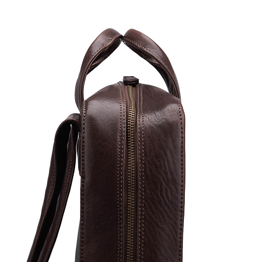 Рюкзак Dr.Koffer из натуральной кожи темно-коричневый