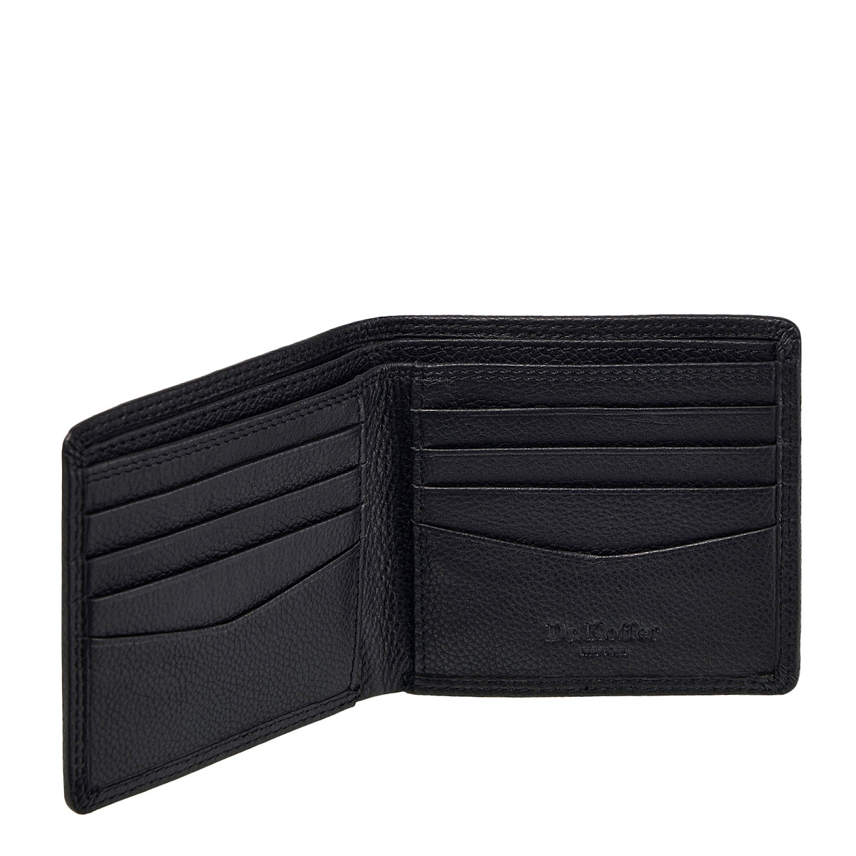 Портмоне Dr.Koffer из натуральной кожи черное