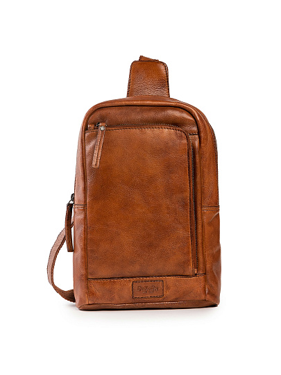 Рюкзак Dr.Koffer из натуральной кожи светло-коричневый