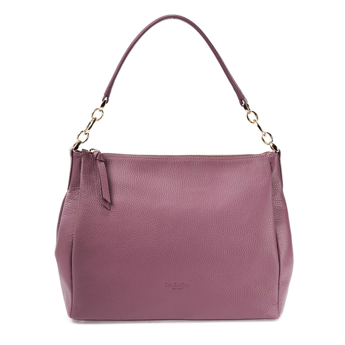 Женская сумка  Dr. Koffer из натуральной кожи розовая