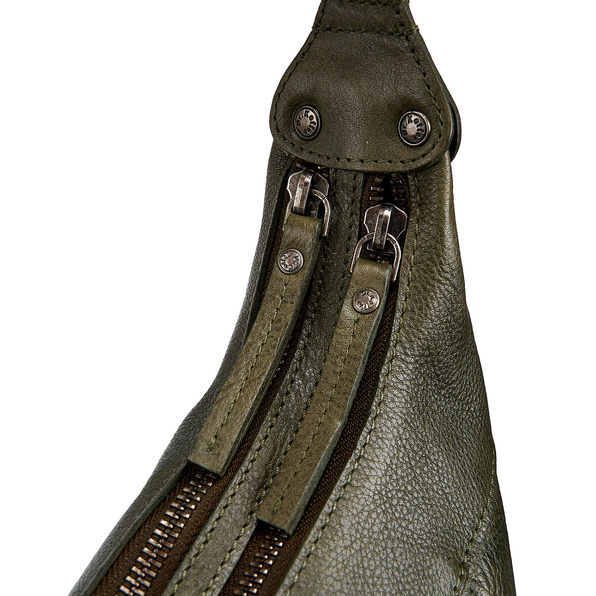 Женская сумка Dr.Koffer из натуральной кожи зеленая