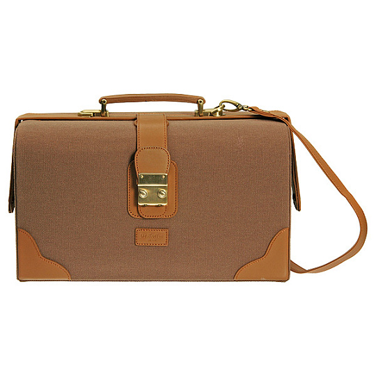 Саквояж Dr.Koffer коричневый ретро