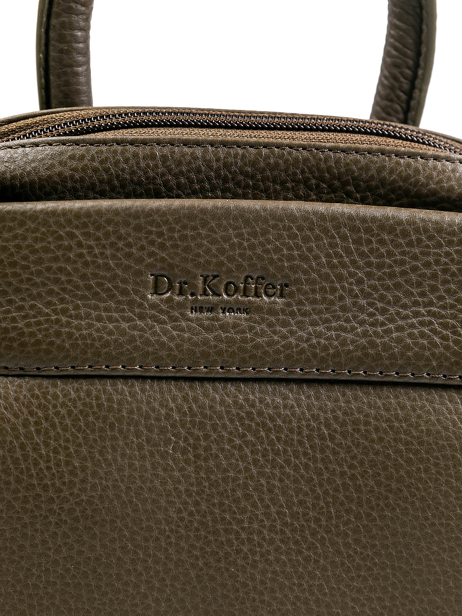 Рюкзак Dr.Koffer из натуральной кожи коричневый