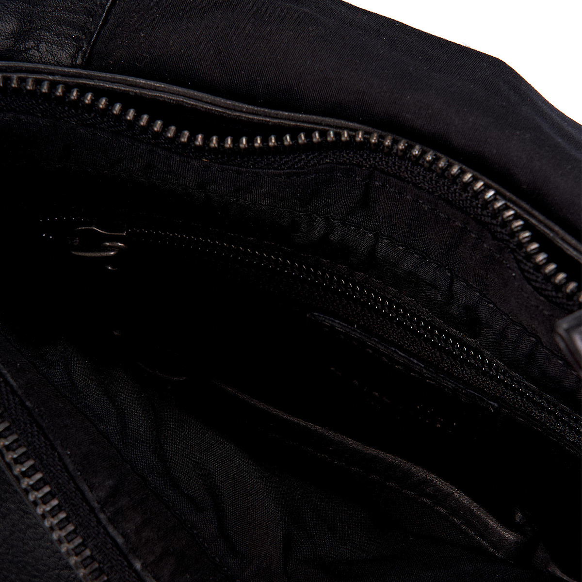 Сумка через плечо Dr.Koffer из натуральной кожи черная