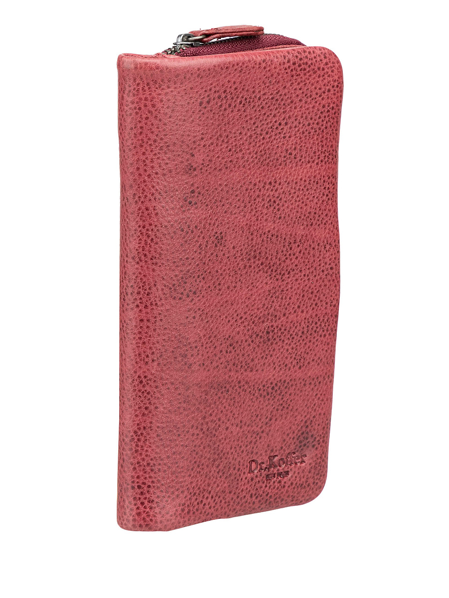Кошелек Dr.Koffer из натуральной кожи бордовый