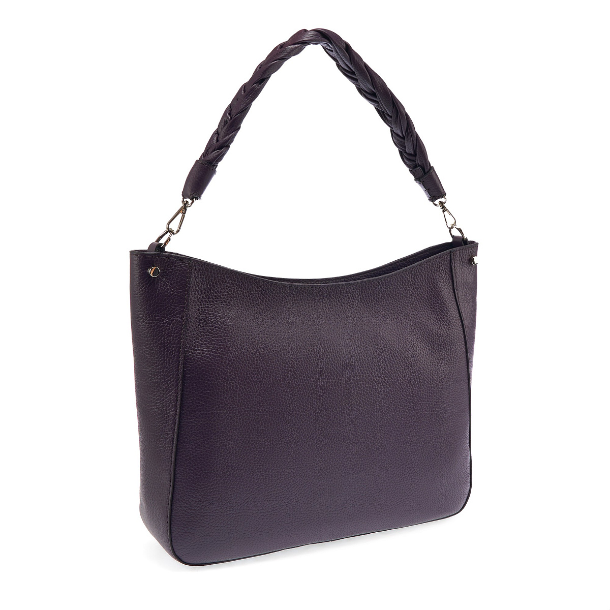 Женская сумка Dr. Koffer из натуральной кожи фиолетовая