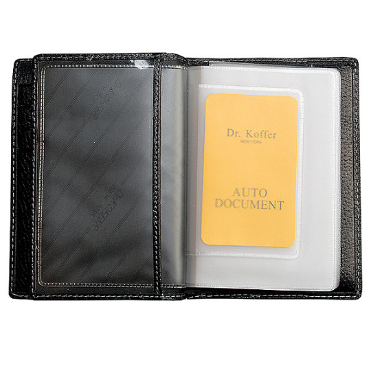 Обложка для автодокументов из натуральной кожи Dr. Koffer