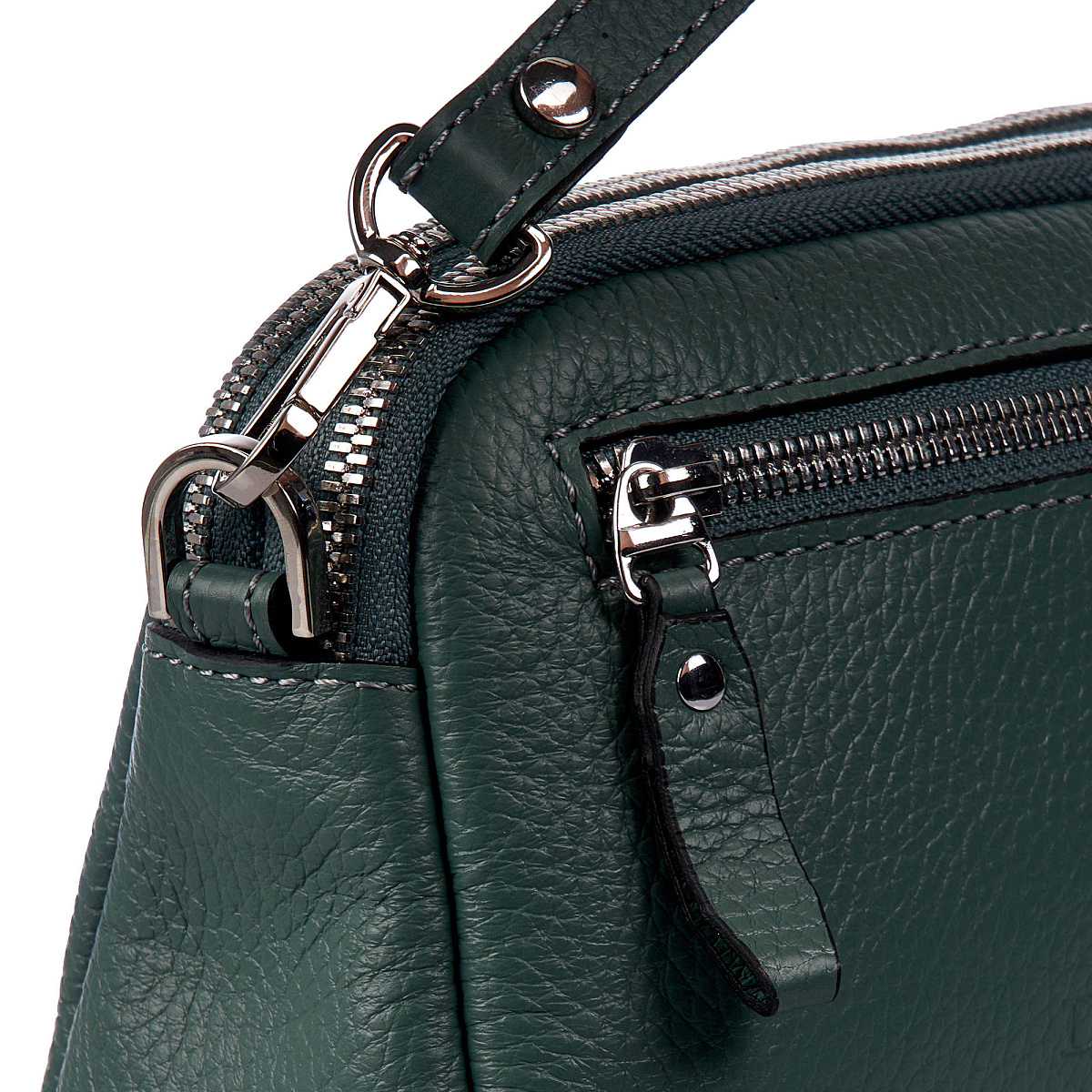 Женская сумка Dr. Koffer из натуральной кожи зеленая