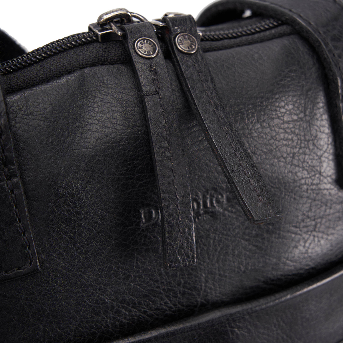 Рюкзак Dr.Koffer из натуральной кожи черный